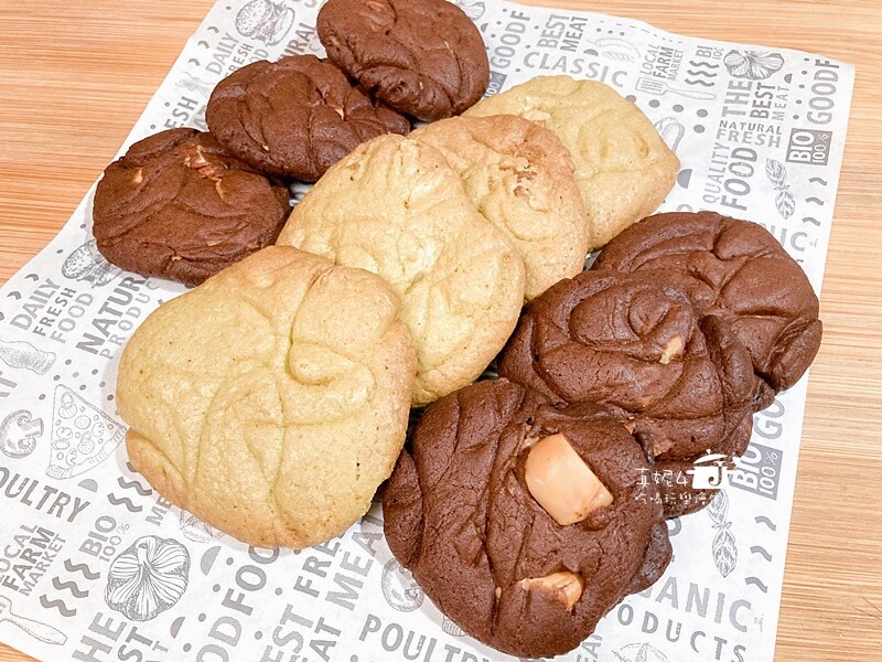 烘焙筆記│手工餅乾(巧克力與抹茶)，