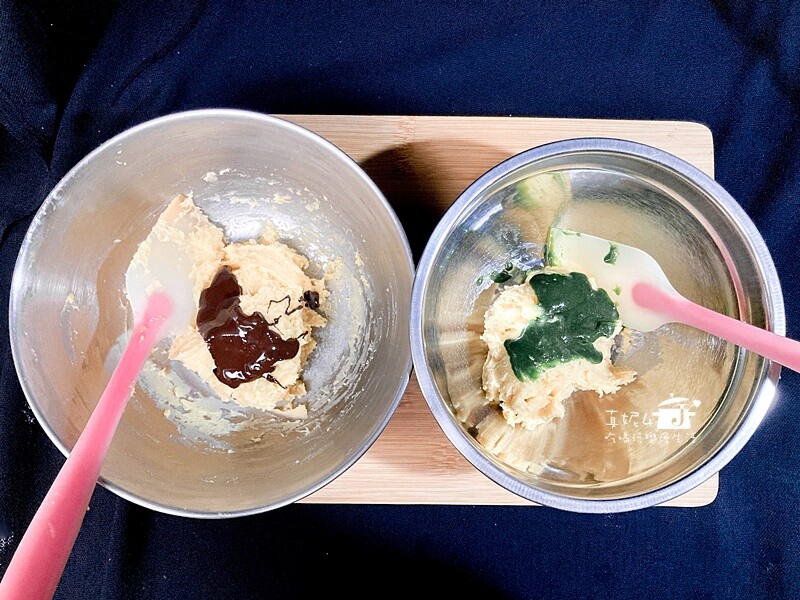 烘焙筆記│手工餅乾(巧克力與抹茶)，