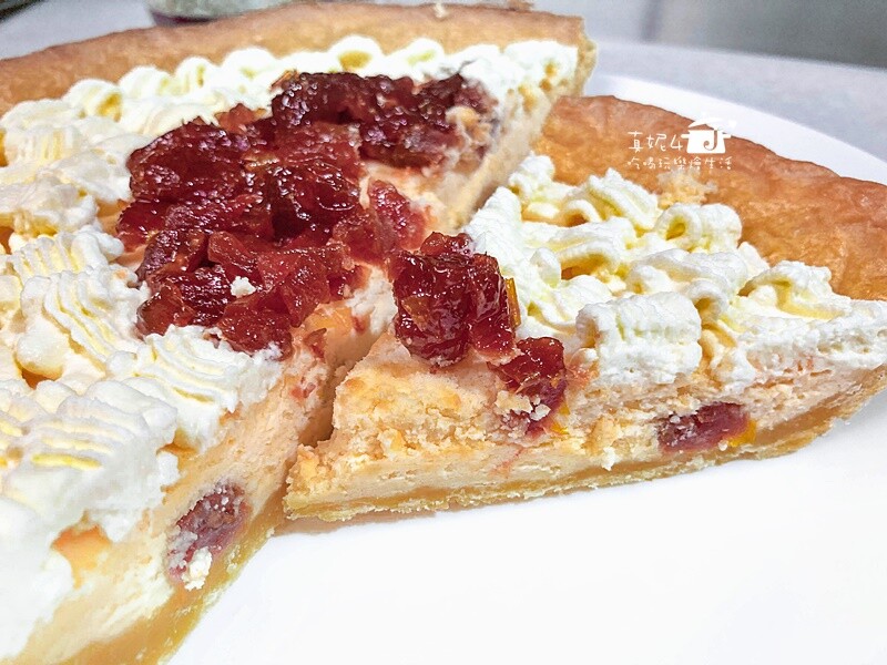 烘焙筆記│牛蕃茄輕乳酪派，酒香風味的蕃茄果乾共奏的濃郁起司味道