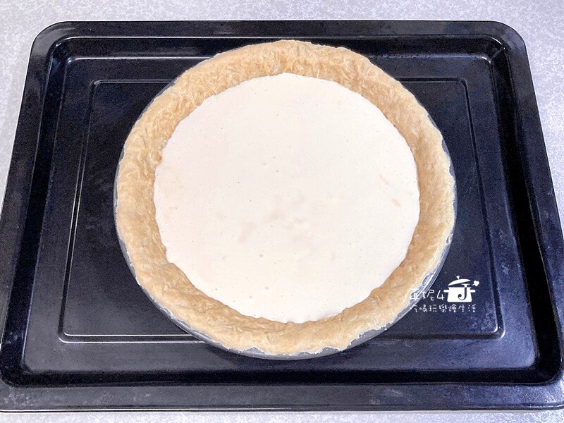 烘焙筆記│牛蕃茄輕乳酪派，酒香風味的蕃茄果乾共奏的濃郁起司味道