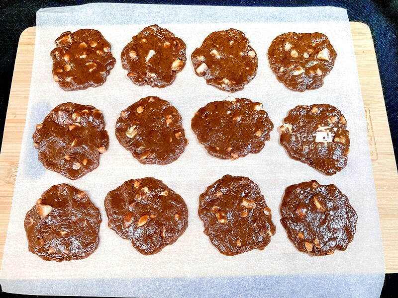 烘焙筆記│手工餅乾(巧克力與抹茶)，