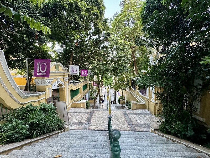 澳門澳門旅遊｜散步看景，享受澳門的異國風情；大砲台、大砲台迴廊、澳門博物館、瘋堂斜巷、望德聖母堂、聖味基