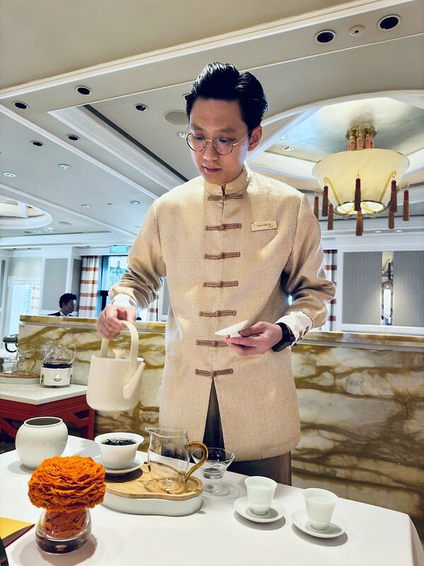 澳門澳門米其林二星|永利軒Wing Lei餐桌上的節氣美味與相互輝映的功夫茶,味蕾滿足又舒服。(澳門美食/澳門旅