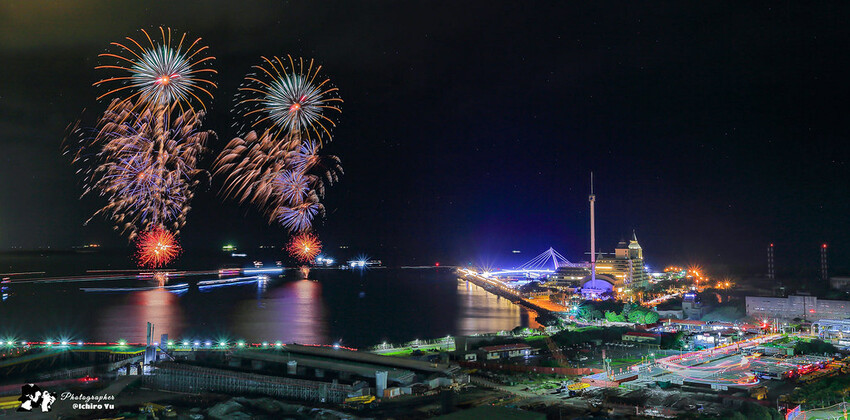 新北市淡水區【淡水漁人碼頭煙火】淡水八里煙火拍攝點‧觀賞地點‧施放時間‧砲台位置‧交通‧公車‧渡輪│如何手機拍攝煙火‧手
