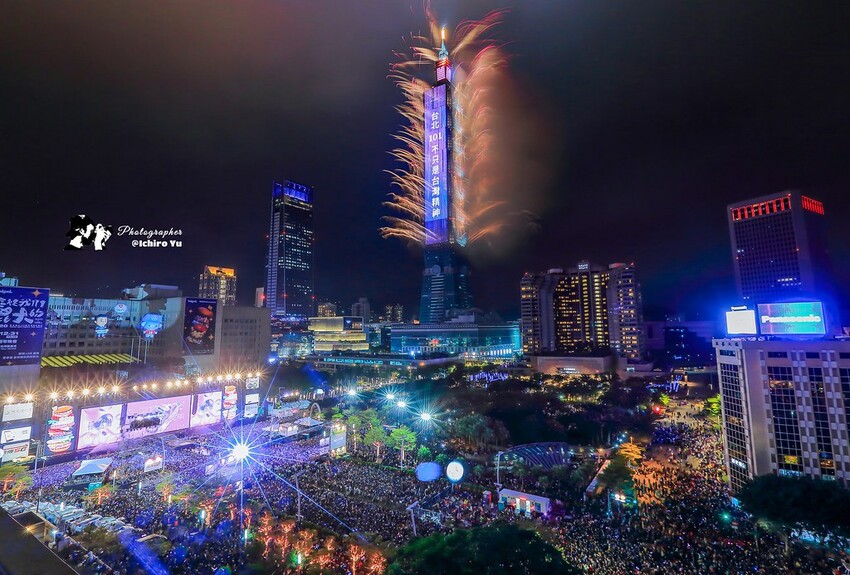 台北市信義區【101跨年煙火】拍攝點‧觀賞地點│四獸山‧象山‧虎山‧南港山‧碧山巖‧烘爐地‧劍潭山‧老地方觀機平台‧信義區‧惠