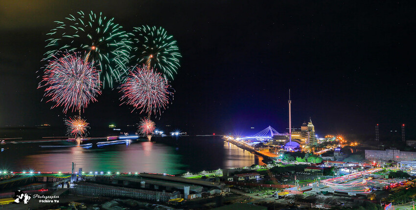 新北市淡水區【淡水漁人碼頭煙火】淡水八里煙火拍攝點‧觀賞地點‧施放時間‧砲台位置‧交通‧公車‧渡輪│如何手機拍攝煙火‧手