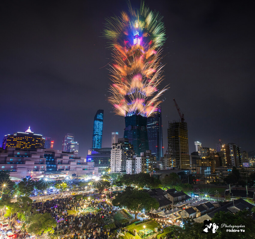 台北市信義區【101跨年煙火】拍攝點‧觀賞地點│四獸山‧象山‧虎山‧南港山‧碧山巖‧烘爐地‧劍潭山‧老地方觀機平台‧信義區‧惠