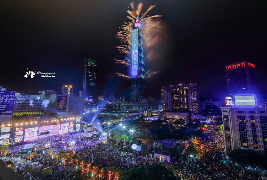 台北市信義區【101跨年煙火】拍攝點‧觀賞地點│四獸山‧象山‧虎山‧南港山‧碧山巖‧烘爐地‧劍潭山‧老地方觀機平台‧信義區‧惠
