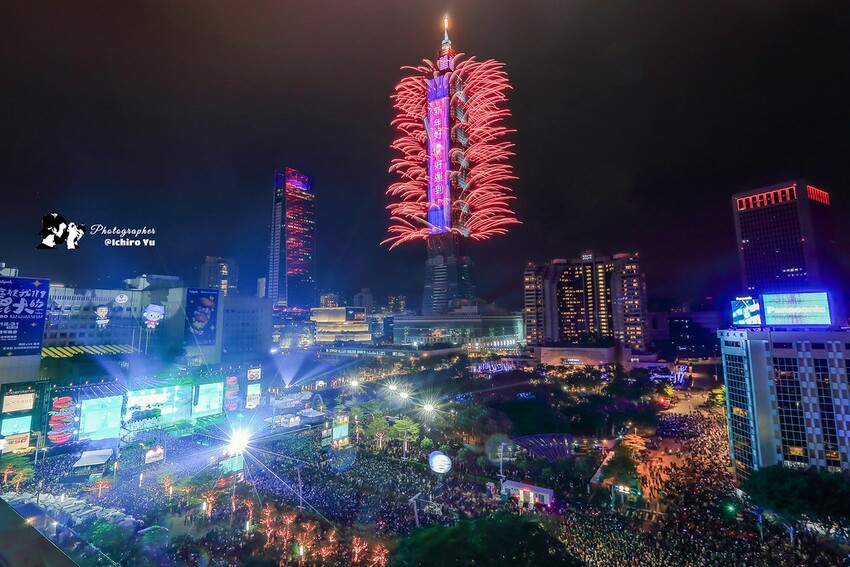 台北市信義區【101跨年煙火】拍攝點‧觀賞地點│四獸山‧象山‧虎山‧南港山‧碧山巖‧烘爐地‧劍潭山‧老地方觀機平台‧信義區‧惠