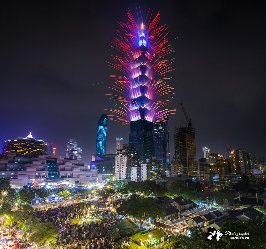 台北市信義區【101跨年煙火】拍攝點‧觀賞地點│四獸山‧象山‧虎山‧南港山‧碧山巖‧烘爐地‧劍潭山‧老地方觀機平台‧信義區‧惠