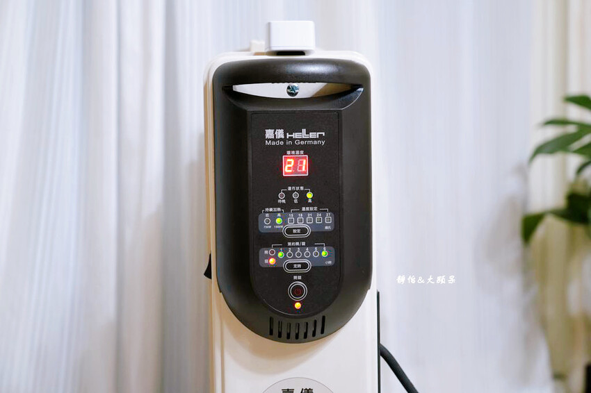 嘉儀 德國HELLER葉片式電暖爐 KED512T豪華版，給