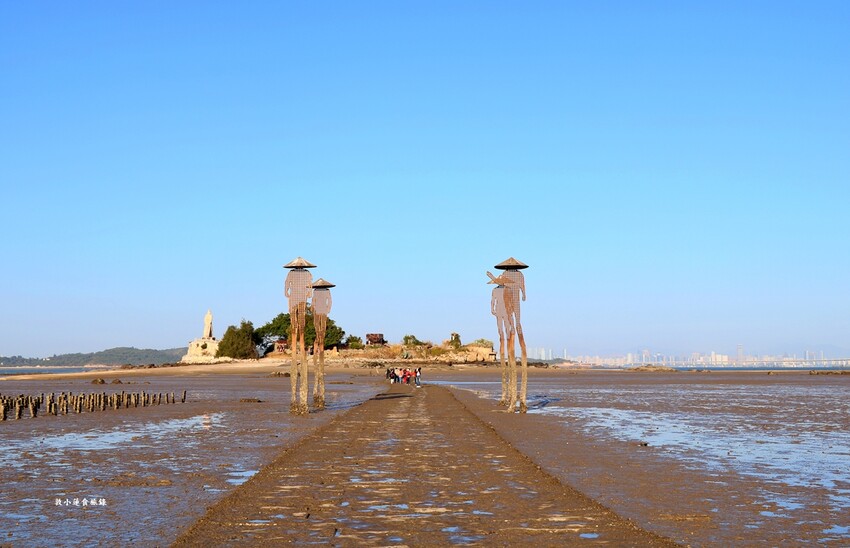 建功嶼‧金門必去的摩西分海，只有退潮時才能進入的戰地島嶼 - 敦 小 蓮の食旅錄