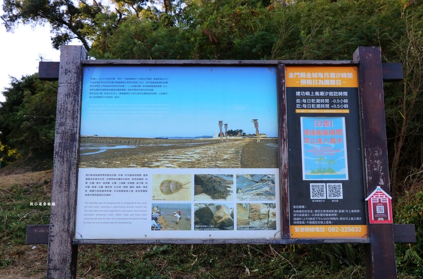 建功嶼‧金門必去的摩西分海，只有退潮時才能進入的戰地島嶼 - 敦 小 蓮の食旅錄