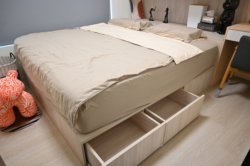 高雄室內設計推薦【明日喆居室內裝修】暖系輕工業風│仿清水模簡