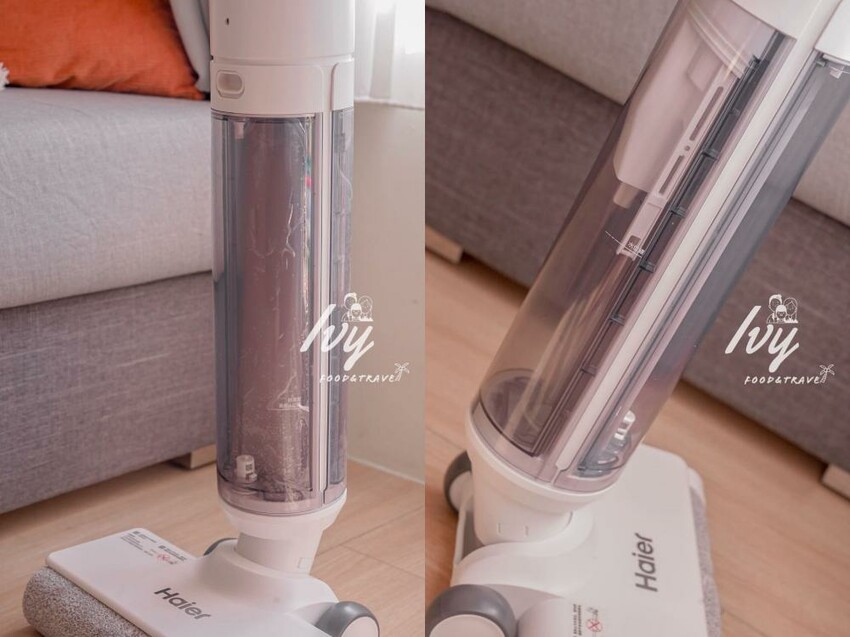 Haier海爾智慧洗地機W3 |最輕型洗地機推薦,同時吸拖還能自動清洗,加上獨創滾刷設計讓毛髮不纏繞,有小孩、毛孩家庭必備清潔神器! - 艾薇覓食趣