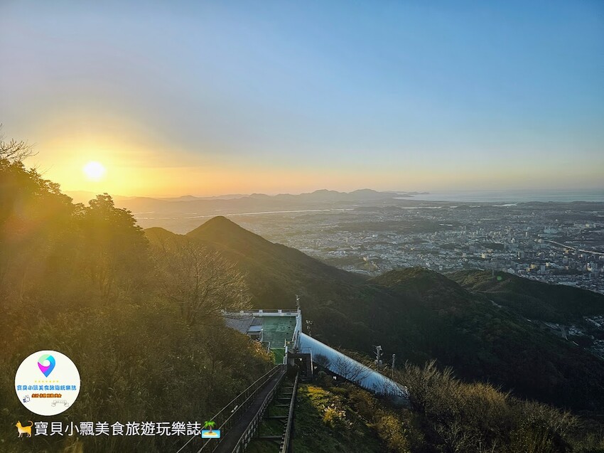 日本[旅遊]日本 福岡 新日本三大夜景 北九州市最著名的夜景觀賞地點 皿倉山ケーブルカー＆スロープカー