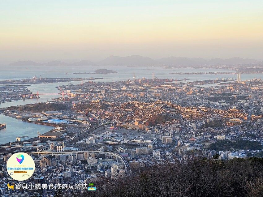日本[旅遊]日本 福岡 新日本三大夜景 北九州市最著名的夜景觀賞地點 皿倉山ケーブルカー＆スロープカー