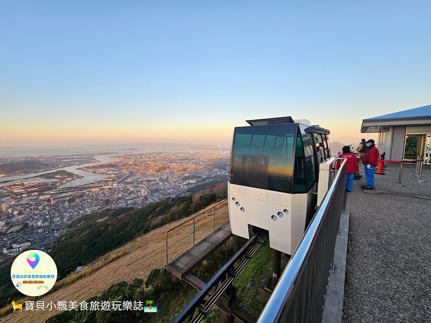 日本[旅遊]日本 福岡 新日本三大夜景 北九州市最著名的夜景觀賞地點 皿倉山ケーブルカー＆スロープカー