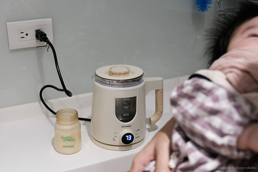 US baby 優生調乳器推薦》超好用定溫泡奶育嬰電器,5段溫控,可沸騰除氯也可恆溫