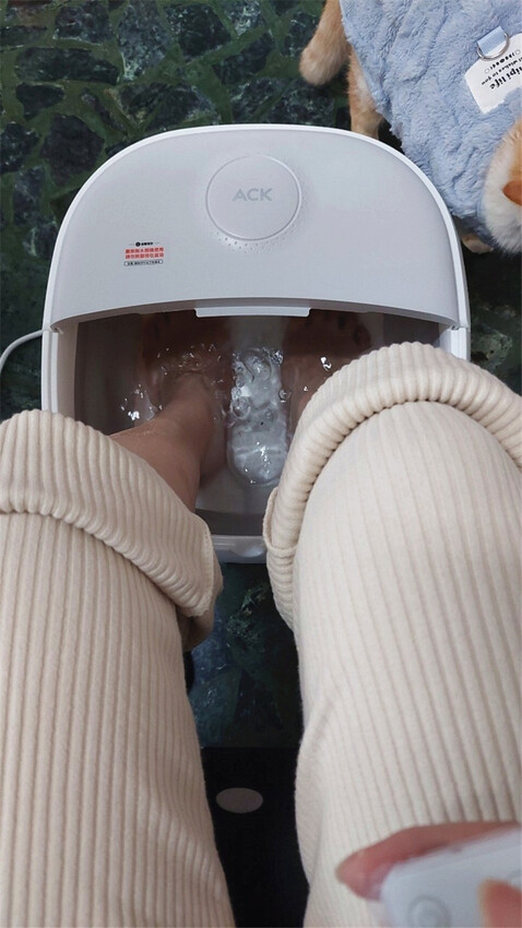 生活｜ ACK艾斯凱 三段溫控恆溫遙控足浴盆，超級舒服💛 足