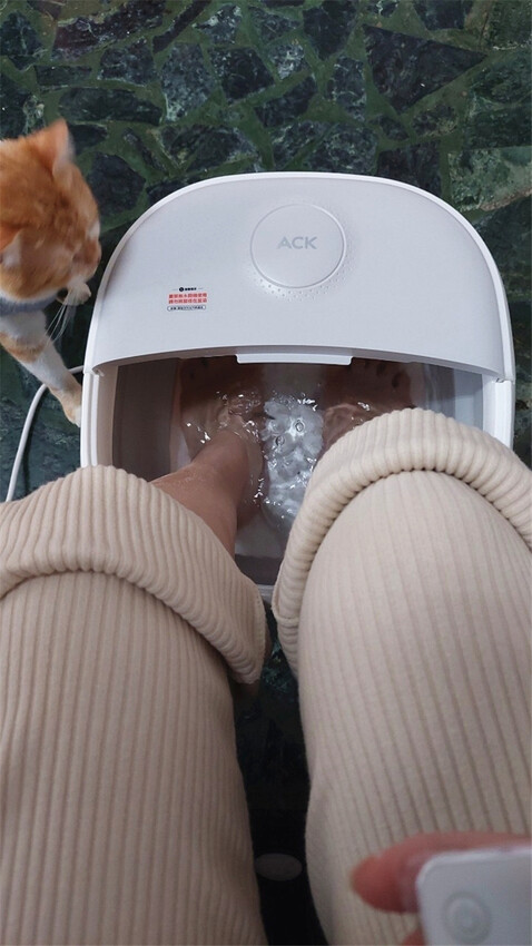 生活｜ ACK艾斯凱 三段溫控恆溫遙控足浴盆，超級舒服💛 足