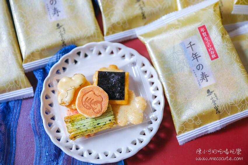 日本過年春節伴手禮推薦～團購超夯的日本京都小倉山莊仙貝餅乾開箱