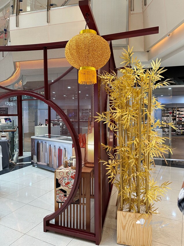 桃園市中壢區大江購物中心 2024新春賀歲鈔好逛 東方美學賀歲裝置藝術在大江  好拍好買