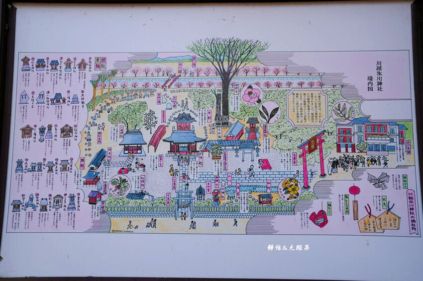 川越冰川神社 ❙ 祈求良緣鯛魚籤、繪馬隧道、人形流,崎玉旅遊 川越冰川神社 ❙ 祈求良緣鯛魚籤、繪馬隧道、人形流,崎玉旅遊