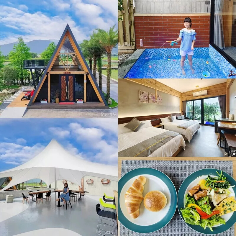 宜蘭縣三星鄉宜蘭一日遊》三星鄉景點~精靈村.免費搭小火車.溫泉煮蛋.湯屋餵鹿採蔥.巨大洛克馬.院長冰~好玩又好吃一次收