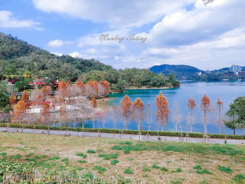 【南投景點】向山遊客中心│日月潭最美遊客中心。清水模建築設計。觀景平台賞日月潭、落羽松 - 貪吃猴的幻想