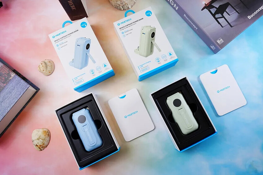 輕巧多功能口袋行動電源｜MOZTECH 太空艙輕巧多功能口袋行動電源評測