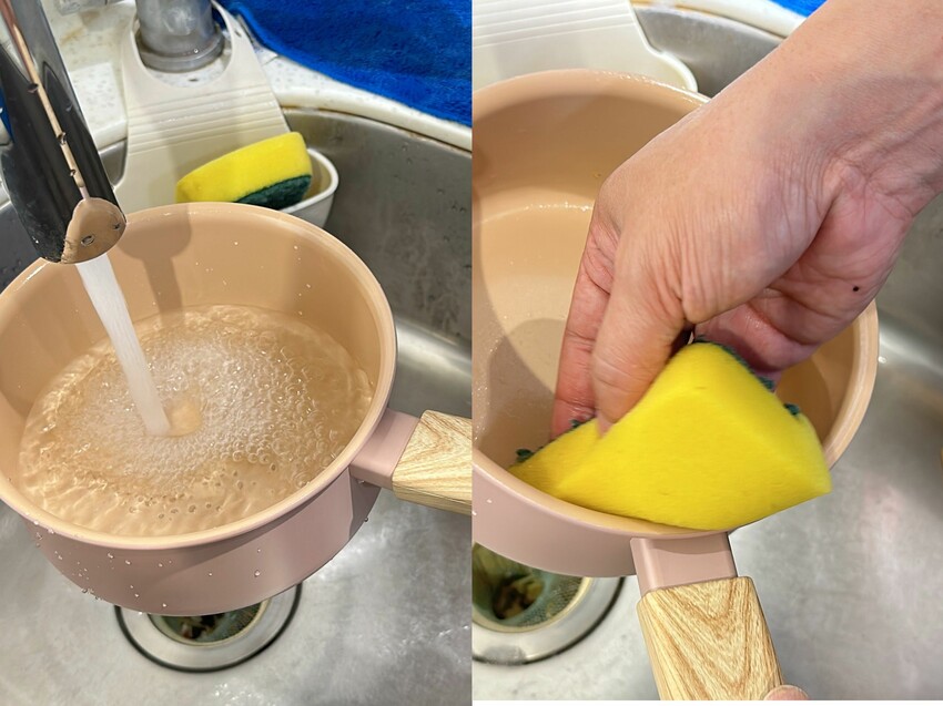 [開箱測評]義大利 CUOCO 北歐系列｜粉彩鑽瓷IH陶瓷不沾鍋具組｜Diamikos⁺晶彩鑽瓷技術｜全系列6種不同尺寸鍋具 ｜不沾耐用又好看！ - 萍姐愛分享