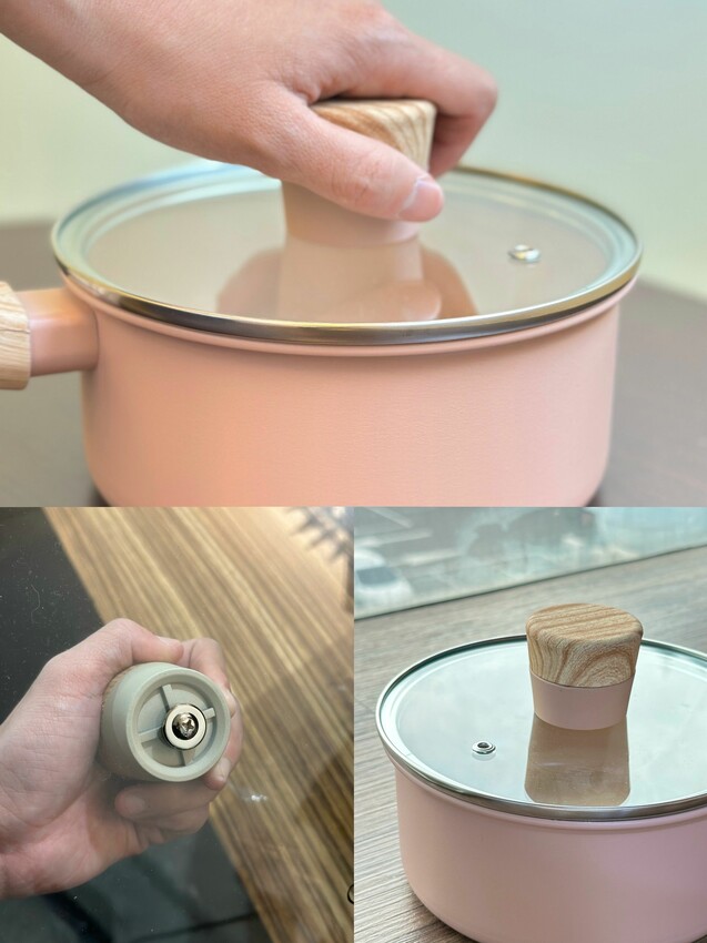 [開箱測評]義大利 CUOCO 北歐系列｜粉彩鑽瓷IH陶瓷不沾鍋具組｜Diamikos⁺晶彩鑽瓷技術｜全系列6種不同尺寸鍋具 ｜不沾耐用又好看！ - 萍姐愛分享