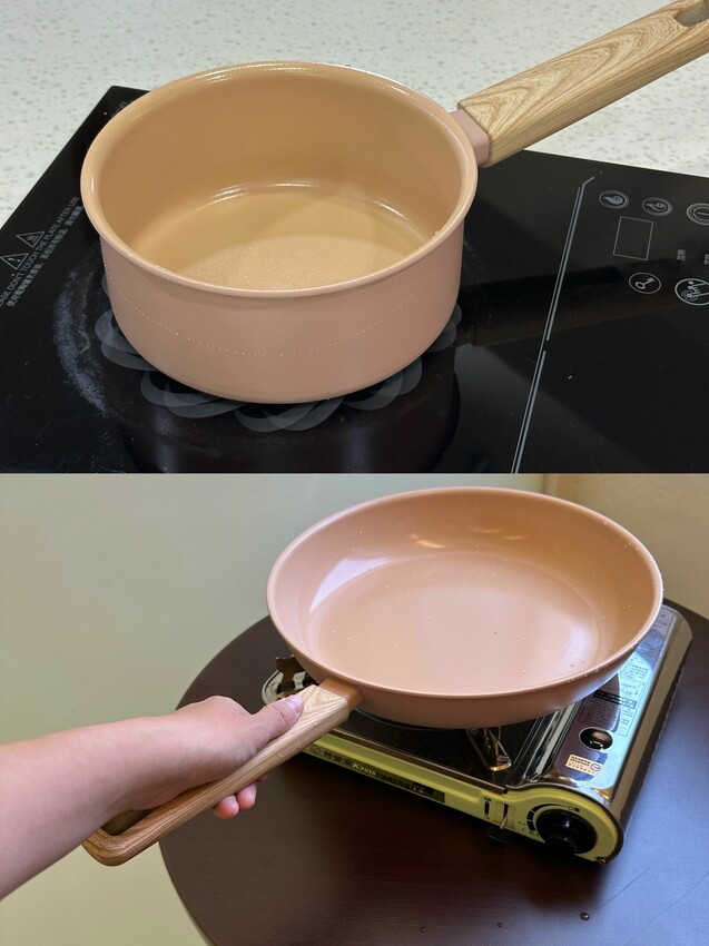 [開箱測評]義大利 CUOCO 北歐系列｜粉彩鑽瓷IH陶瓷不沾鍋具組｜Diamikos⁺晶彩鑽瓷技術｜全系列6種不同尺寸鍋具 ｜不沾耐用又好看！ - 萍姐愛分享