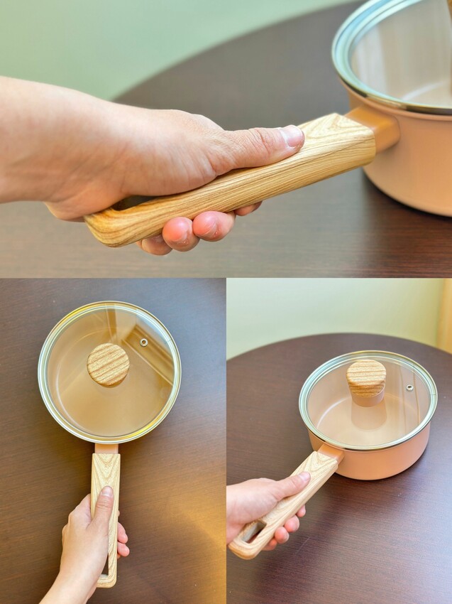 [開箱測評]義大利 CUOCO 北歐系列｜粉彩鑽瓷IH陶瓷不沾鍋具組｜Diamikos⁺晶彩鑽瓷技術｜全系列6種不同尺寸鍋具 ｜不沾耐用又好看！ - 萍姐愛分享