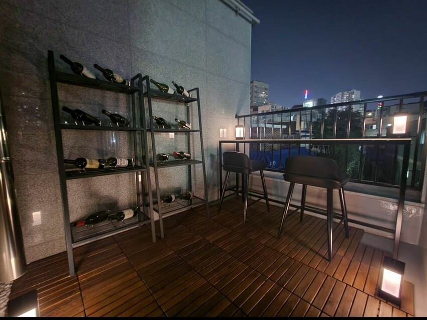 Koon露台公寓｜近首爾站 露台景觀5人公寓-4