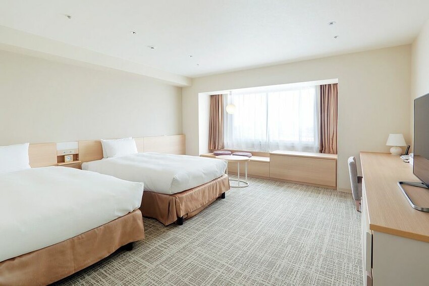 京王廣場飯店 札幌｜札幌站步行6分-標準大雙床房【不挑房】-1