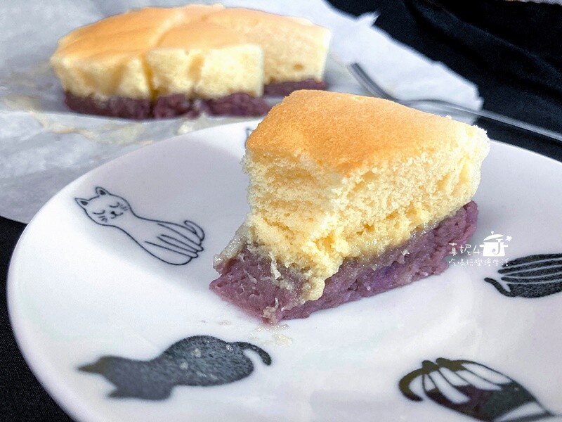 烘焙筆記│芋泥戚風蛋糕，讓芋泥迷愛不釋口的蛋糕