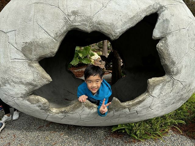 彰化縣田尾鄉好田森林 | 彰化親子景點．融合恐龍主題和南洋風情的休閒園區．美美場景超好拍．滑草&空中卡丁車超好玩