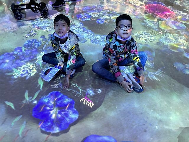 桃園市中壢區Xpark水族館 | 桃園親子景點推薦．探索奇幻的海底世界．療癒感十足的視覺體驗