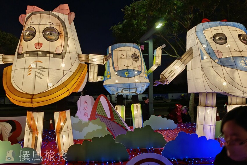 台中市西屯區【2024中台灣燈會】超可愛馬卡龍燈區把動物變成甜點啦！6大展區、29區台中特色花燈、主燈秀影片