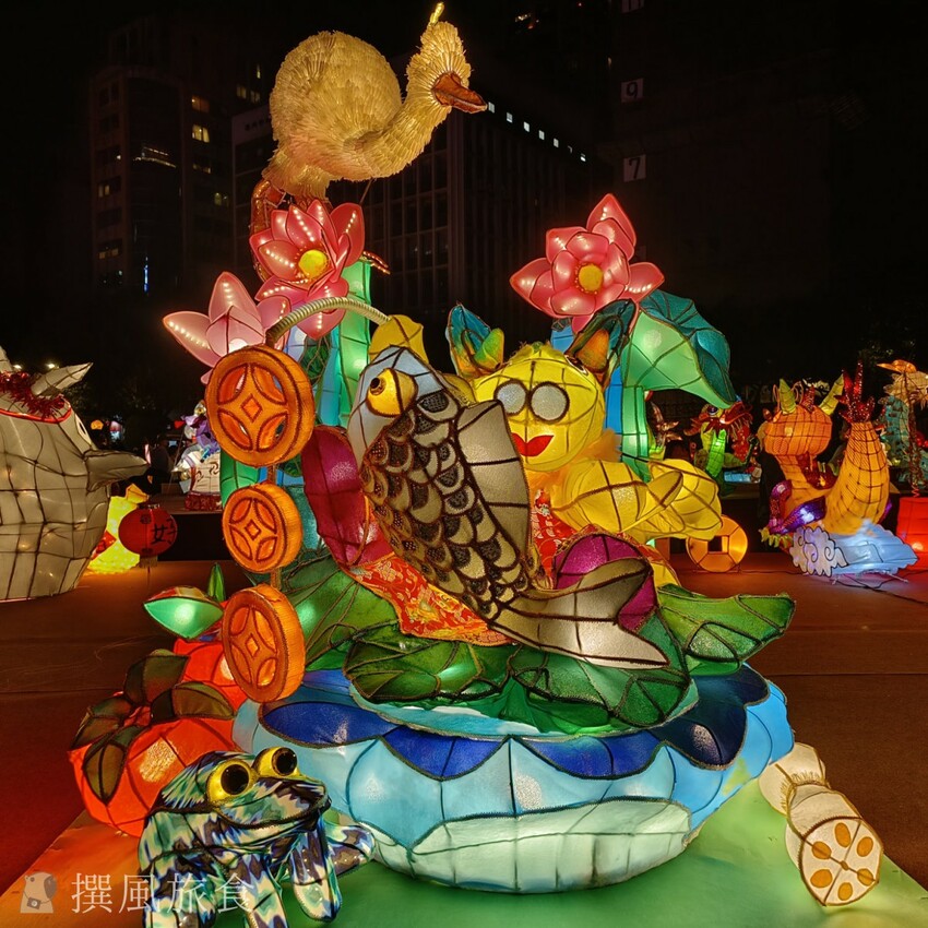 台北市萬華區【2024台北燈節實拍】3大展區花燈藝術登場！西門紅樓、北門光雕、燈籠隧道