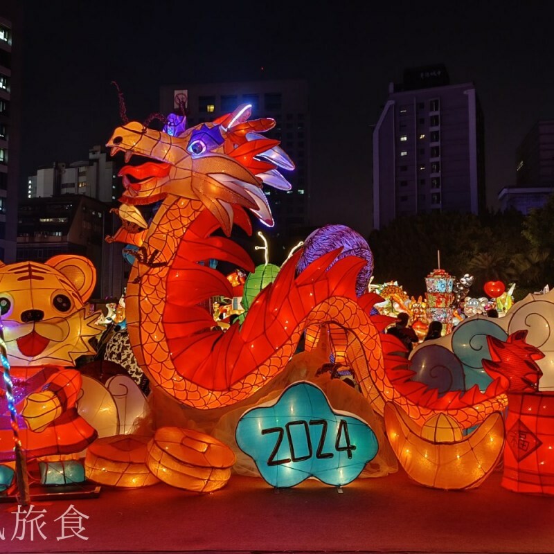 台北市萬華區【2024台北燈節實拍】3大展區花燈藝術登場！西門紅樓、北門光雕、燈籠隧道