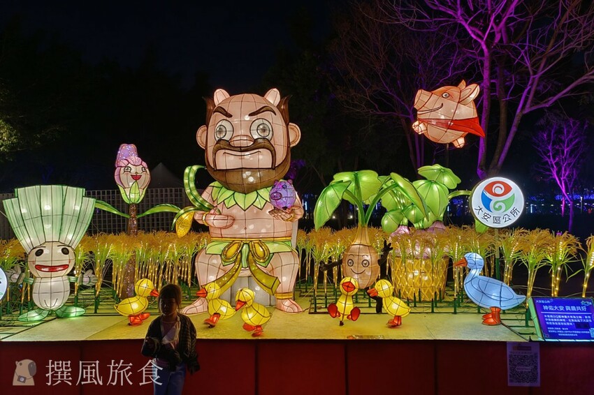 台中市西屯區【2024中台灣燈會】超可愛馬卡龍燈區把動物變成甜點啦！6大展區、29區台中特色花燈、主燈秀影片