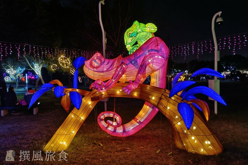 台中市西屯區【2024中台灣燈會】超可愛馬卡龍燈區把動物變成甜點啦！6大展區、29區台中特色花燈、主燈秀影片