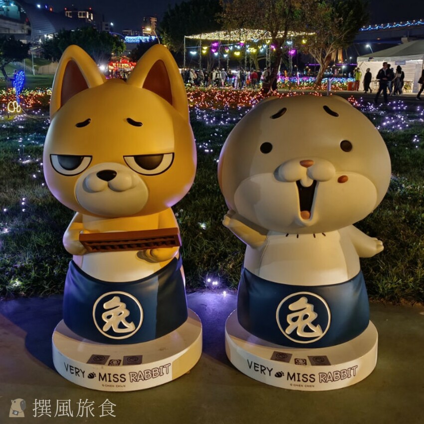 新北市三重區【2024新北燈會】精緻傳統新春花燈讓人驚喜！可拍拍互動的充氣恐龍區小朋友必愛上！