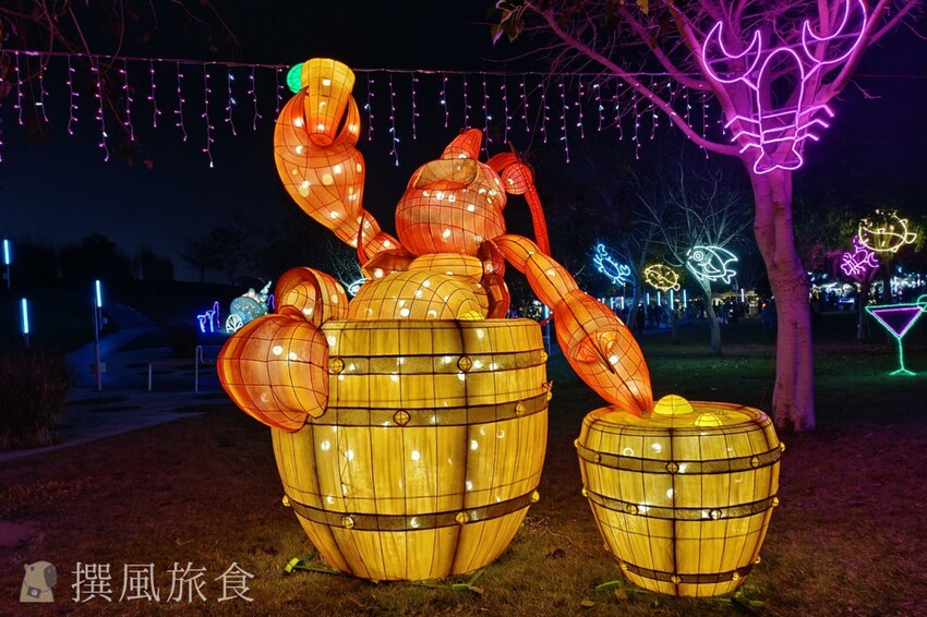 台中市西屯區【2024中台灣燈會】超可愛馬卡龍燈區把動物變成甜點啦！6大展區、29區台中特色花燈、主燈秀影片