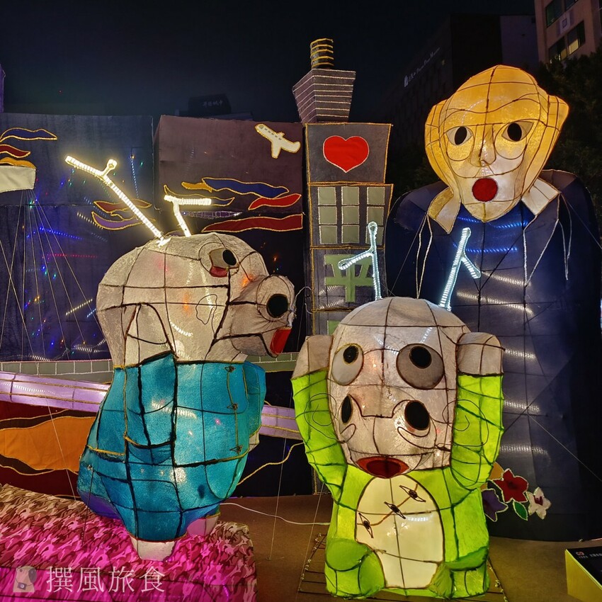 台北市萬華區【2024台北燈節實拍】3大展區花燈藝術登場！西門紅樓、北門光雕、燈籠隧道