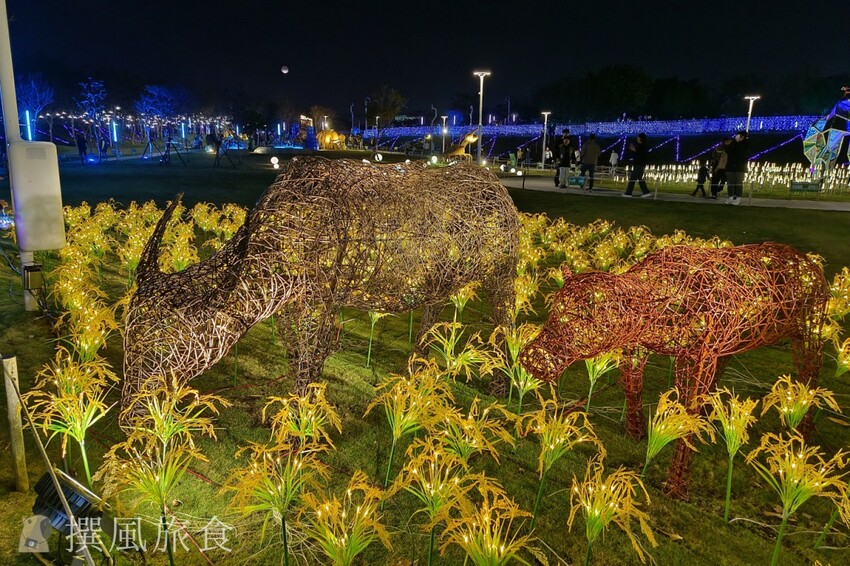 台中市西屯區【2024中台灣燈會】超可愛馬卡龍燈區把動物變成甜點啦！6大展區、29區台中特色花燈、主燈秀影片
