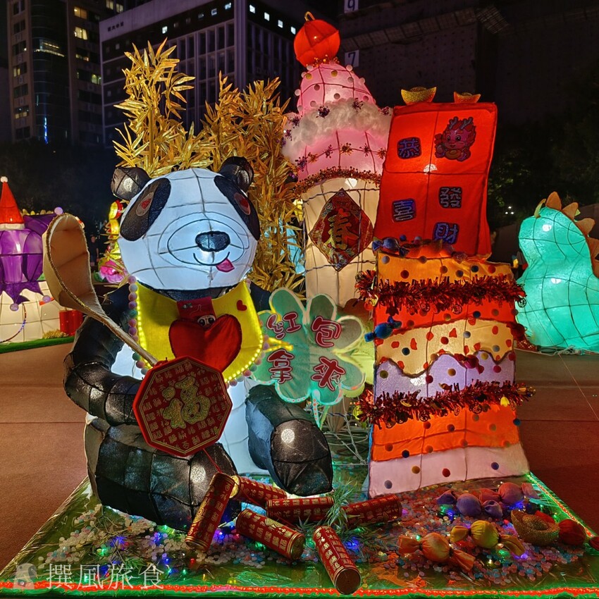 台北市萬華區【2024台北燈節實拍】3大展區花燈藝術登場！西門紅樓、北門光雕、燈籠隧道